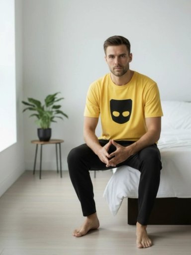 PIJAMA HOMBRE ESTAMPADO MASK - 2