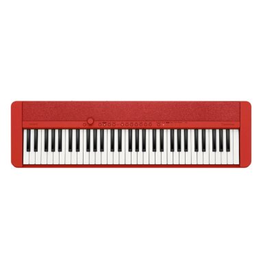 TECLADO CASIO 61 TECLAS CT-S1BKC2 ROJO - 1