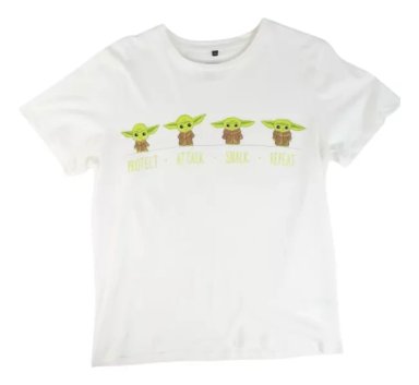 POLERA STAR WARS BABY YODA - TALLAS ADULTO - 1