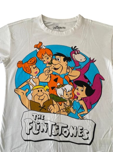 POLERA DE MUJER TALLA S DISEÑO LOS PICAPIEDRAS - 4