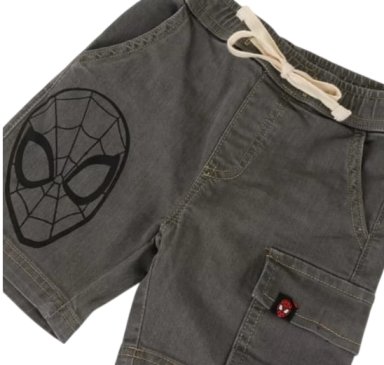 PANTALON DE BUZO DISEÑO SPIDERMAN ESTILO CARGO TALLA 4 - 2