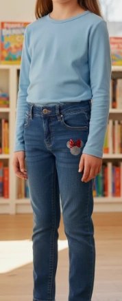 JEANS MINNIE MOUSE TALLA 10 - 2