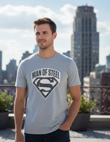 POLERA SUPERMAN TALLA XL ORIGINAL DC COMICS - 1