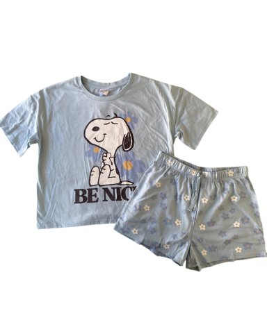PIJAMA SNOOPY TALLA S COLOR CELESTE - 2