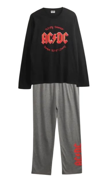 PIJAMA AC/DC TALLAS ADULTO - 2