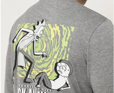 PIJAMA RICK AND MORTY TALLA M PRESENTACION CAJA DE CARTON - 3