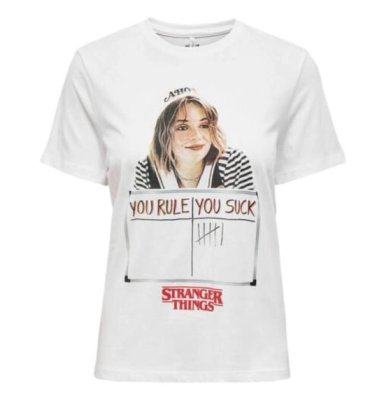 POLERA STRANGER THINGS ROBIN TALLAS XS Y S - 2