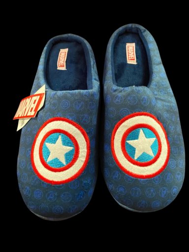 PANTUFLA CAPITAN AMERICA NUMERO 41/42 DISEÑO ESCUDO - 2