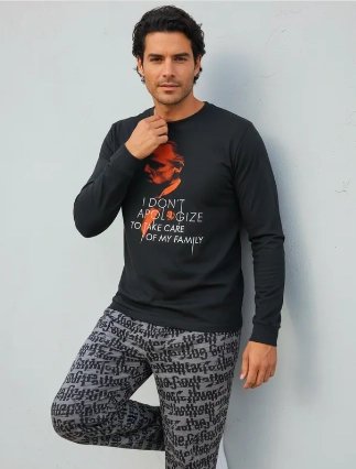 PIJAMA EL PADRINO TALLA M - 1