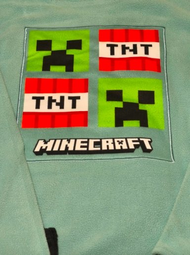 PIJAMA MINECRAFT TALLA 14 MICROPOLAR - 4