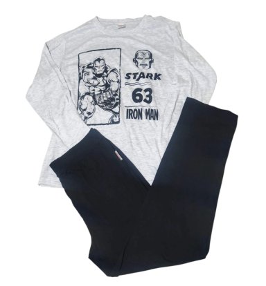 PIJAMA IRON MAN TALLA M - 2