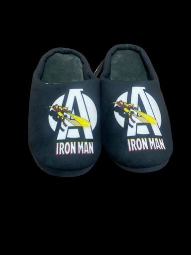 PANTUFLA IRON MAN NUMERO 41/42 GRIS OSCURO - 2