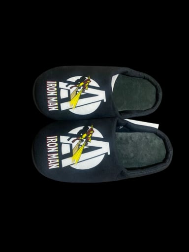 PANTUFLA IRON MAN NUMERO 41/42 GRIS OSCURO - 3