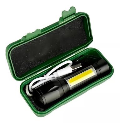 MINI LINTERNA RECARGABLE USB WCD-511 DE ALTA POTENCIA - 1