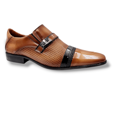 ZAPATO FORMAL CHAROL HOMBRE LEVURETT CAMEL 12053M - 1
