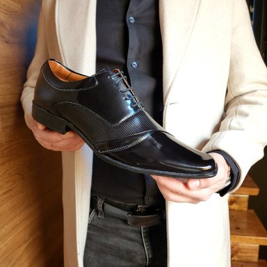 ZAPATO FORMAL CHAROL HOMBRE LEVURETT NEGRO 01031 - 2