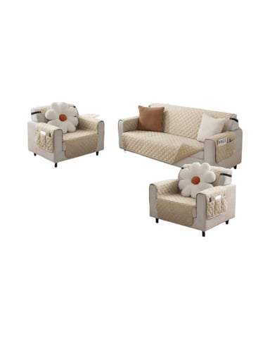 JUEGOS 3+1+1 DE CUBRE SILLON REVERSIBLES CON BOLSAS - 3