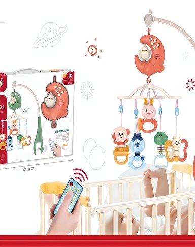 MOVIL PARA CUNA BEBÉ MUSICAL CON CONTROL 21N6 - 4