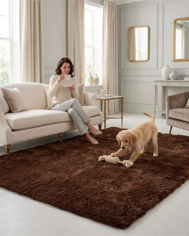 ALFOMBRA SHAGGY PELUDA EXTRA SUAVE VERANO / INVIERNO 300 X 200 CM - 2