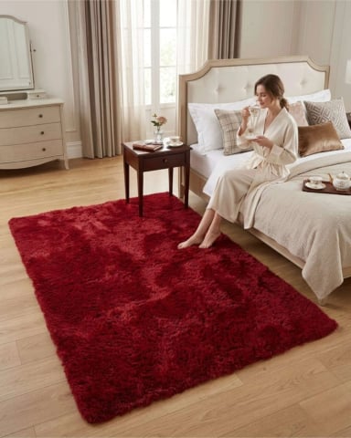 ALFOMBRA SHAGGY PELUDA EXTRA SUAVE VERANO / INVIERNO 240 X 200 CM - 4