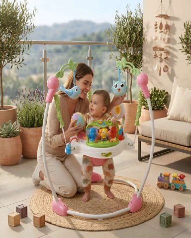 CENTRO ACTIVIDADES SALTADOR PARA BEBES ESTIMULACION SENSORIAL - 2