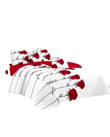 CUBRECAMA QUILT DE VERANO KING - 1