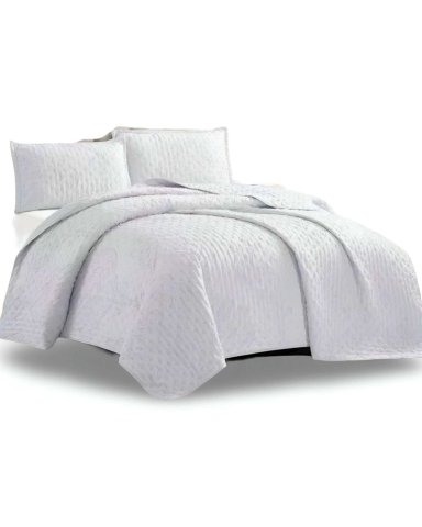 CUBRECAMA QUILT TUFTING DE LUJO SUAVE 2 PLAZAS - 1