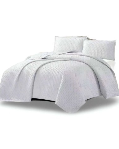 CUBRECAMA QUILT TUFTING DE LUJO SUAVE 2 PLAZAS - 2