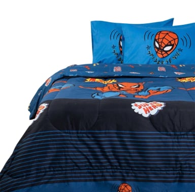 CUBRECAMA NORDICO SPIDERMAN 2 PLAZA - 1
