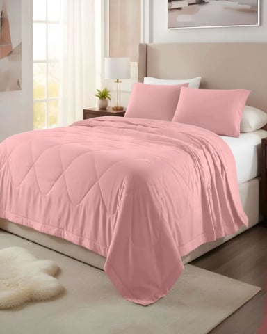 PLUMON NORDICO VERANO 2 PLAZAS 220X240CM + 2 FUNDA ALMOHADA - 4