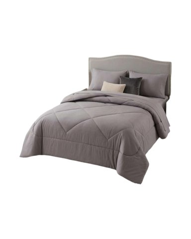JUEGO DE CAMA KING PLUMON NORDICO Y SABANAS PREMIUM - 5