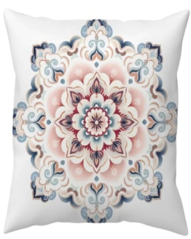 FUNDAS DE COJIN MANDALA ESTAMPADAS PACK DE 4 PIEZAS - 1