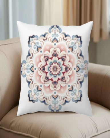 FUNDAS DE COJIN MANDALA ESTAMPADAS PACK DE 2 PIEZAS - 4