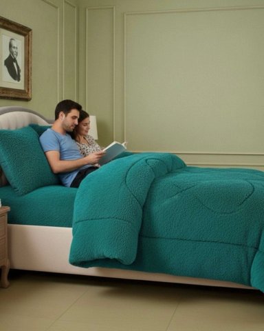 CUBRECAMA KING CHIPORRO PELUDO PREMIUM 250X270 CM - 1