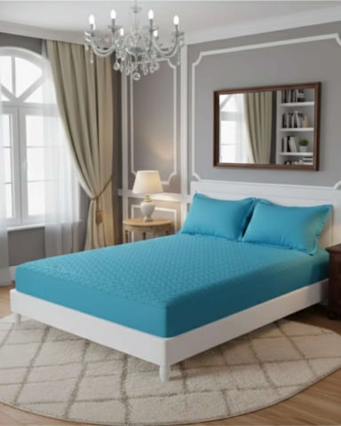CUBRECOLCHON IMPERMEABLE 2 PLAZAS PROTECCION TOTAL Y MAXIMO CONFORT - 3