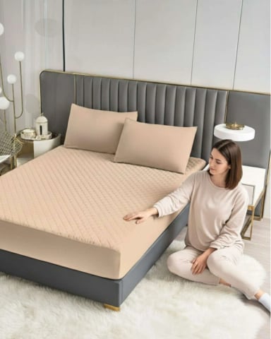 CUBRECOLCHON IMPERMEABLE 2 PLAZAS PROTECCION TOTAL Y MAXIMO CONFORT - 2