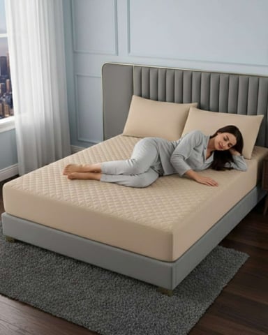 CUBRECOLCHON IMPERMEABLE 2 PLAZAS PROTECCION TOTAL Y MAXIMO CONFORT - 5