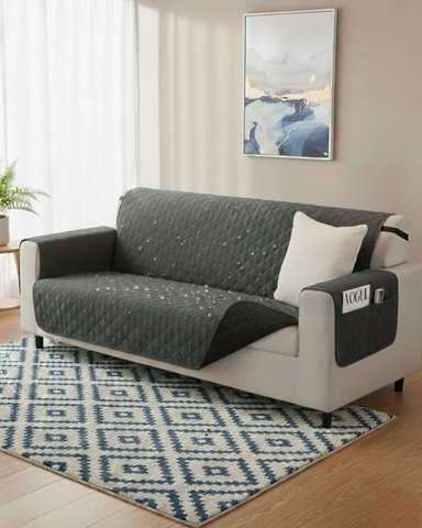 CUBRE SILLON REVERSIBLES CON BOLSAS 3 CUERPOS - 1