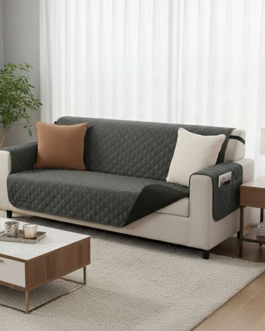 CUBRE SILLON REVERSIBLES CON BOLSAS 3 CUERPOS - 2