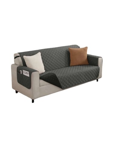 CUBRE SILLON REVERSIBLES CON BOLSAS 3 CUERPOS - 3