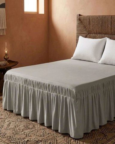 CUBRE BASE DE CAMA ELASTICO AJUSTABLE SUPER KING - 2