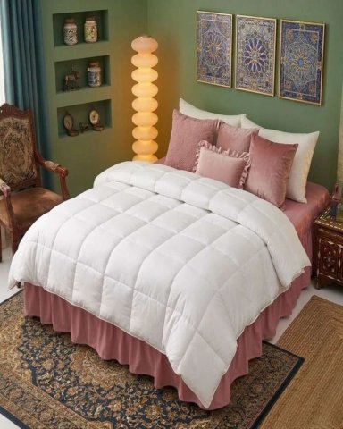 CUBRE BASE DE CAMA ELASTICO AJUSTABLE KING - 3