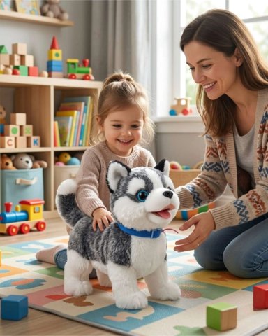 SIBERIANO INTERACTIVO CON MOVIMIENTO REAL 'EL COMPAÑERO DE AVENTURAS QUE JAMAS OLVIDARA' - 1