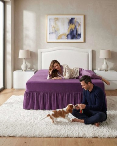 FALDON PARA CAMA DE 2 PLAZAS AJUSTABLE PREMIUM - 4