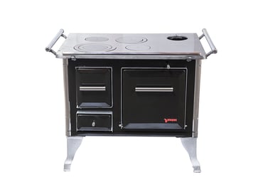COCINA A LEÑA TRADICIONAL 70X56 NEGRA - 1