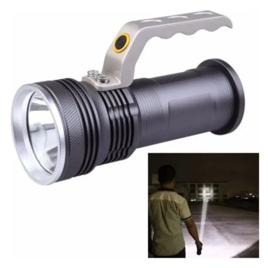 LINTERNA LED TACTICA RECARGABLE LARGA DISTANCIA - 1
