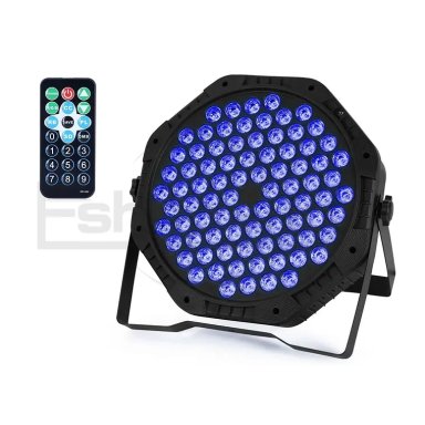 FOCO PAR LED SLIM 84X3W RGB 3 EN 1 LUCES DE FIESTA - 1