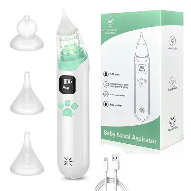 ASPIRADOR NASAL PARA BEBE SACA MOCOS ELECTRICO LIMPIADOR - 1