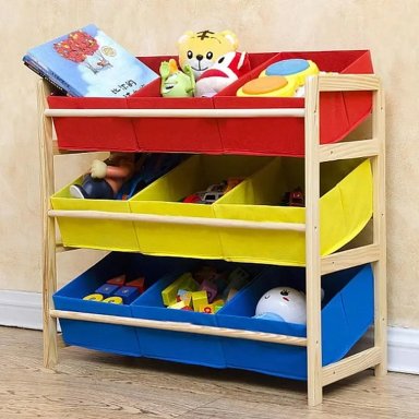ESTANTE INFANTIL ORGANIZADOR DE JUGUETES REPISA 64X28.5X60CM - 1