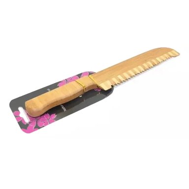 CUCHILLO DE BAMBU PARA PAN CORTADOR - 1